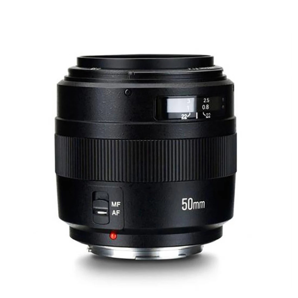 Объектив yn50 мм F1.4 C, стандартный объектив с автофокусом и большой диафрагмой F1.4, для цифровых зеркальных камер Canon EOS 70D 5D2 5D3 600D