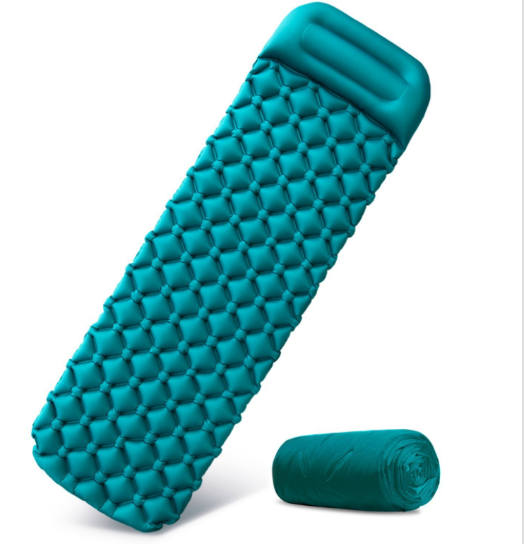 High Quality Outdoor Lightweight TPU Waterproof Ultralight Air Mattress Mat with Pillow