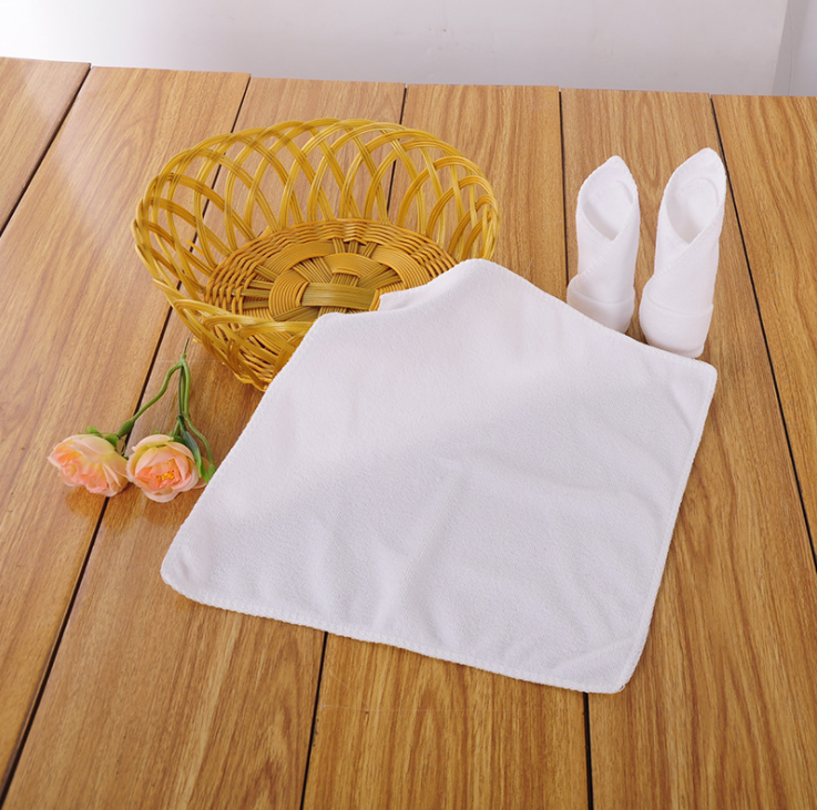 Wholesale white towel kitchen absorbent towel hotel quick drying towel