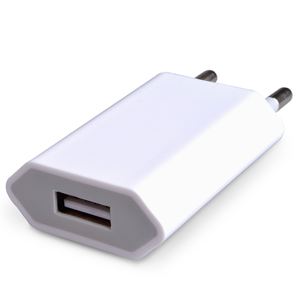 Плоское настенное зарядное устройство USB-адаптер с вилкой для ЕС/США, 5 в 1 А, портативное домашнее настенное зарядное устройство для наушников
