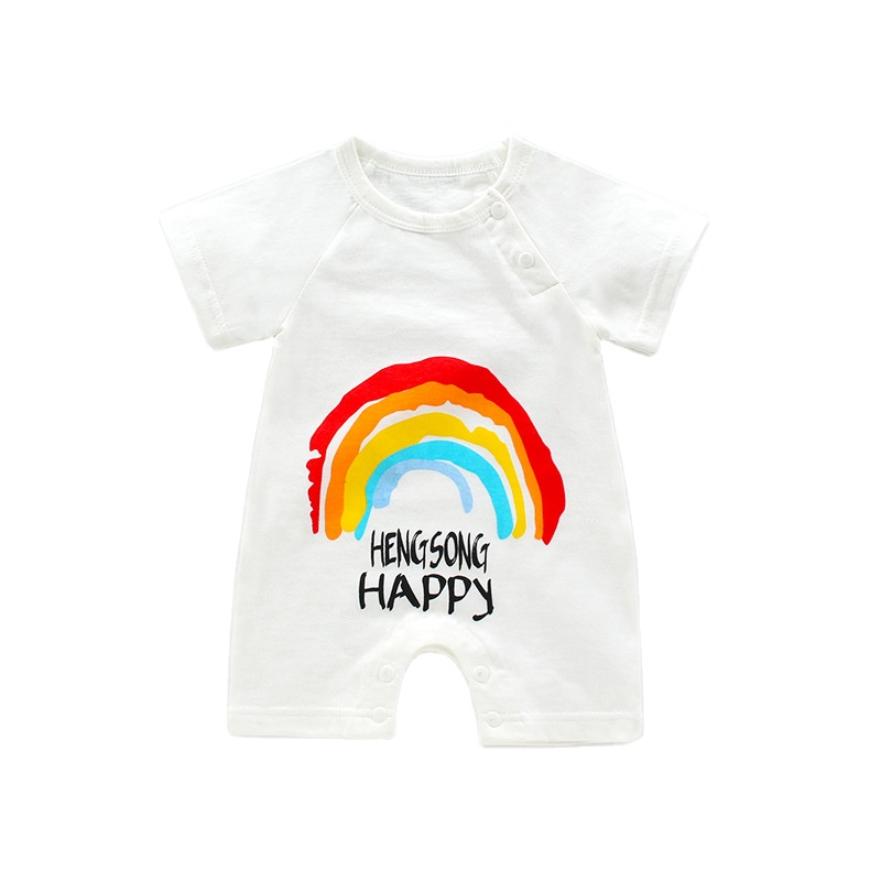 New Arrivals Summer Baby Onesie Clothes Boys and Girls Romper Pure Cotton Short Sleeves Thin Newborn Jumpsuit