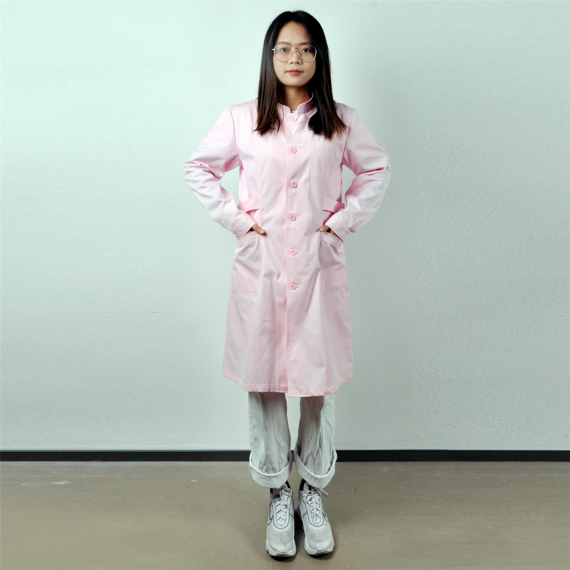 2021 Wholesale two pieces Women Dental Hospital Surgical Clothes Breathable Scrub Medical Sets