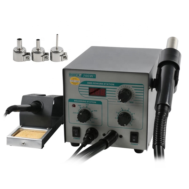 Оригинальная быстрая паяльная станция 857DW 706 Вт TR1300A, паяльная станция с горячим воздухом SMD, пистолет для распайки