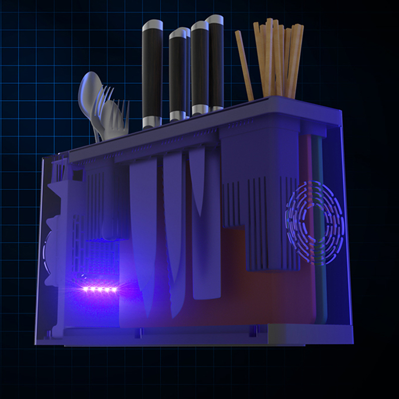 Spoon Fork Knife Sterilizer Holder UV Knife Holder