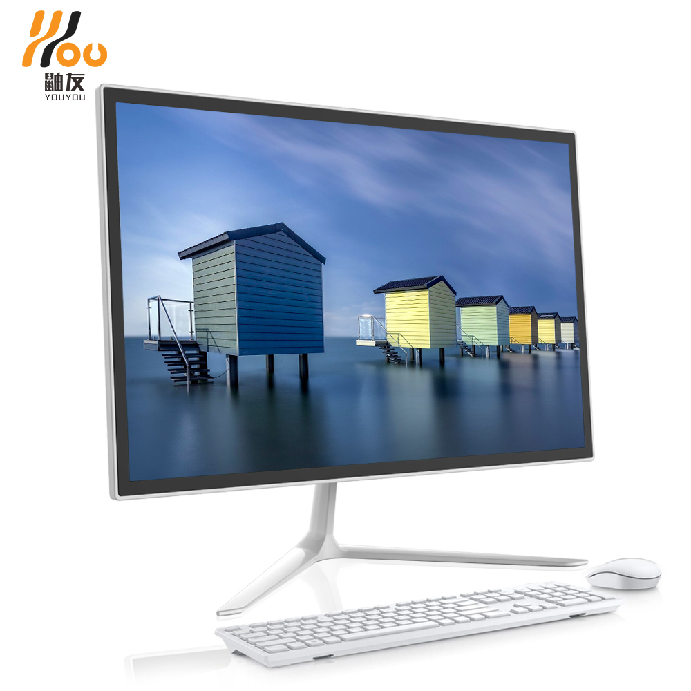 YOUYOU настольный компьютер core i5-460 19,1 дюйма ddr3 4 ГБ 120 ГБ SSD ips Двойной wifi aio ПК компьютер для офиса