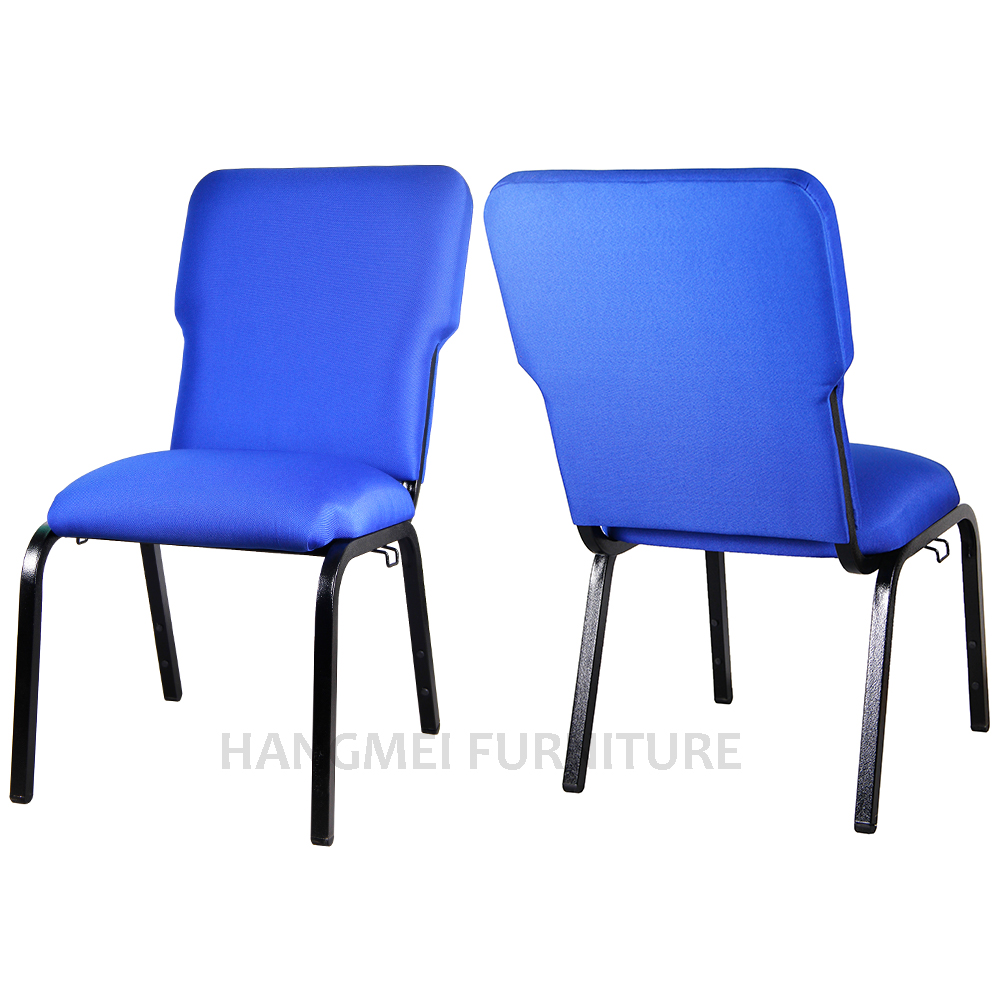 China wholesale church chairs stackable auditorium metal padded church chair