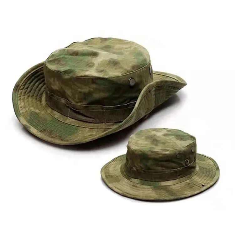 Yakeda Manufacturer Factory Customized Logo Designed Ripstop Bucket Hat Fans Outdoor Activities Sun Proof Boonie Hats