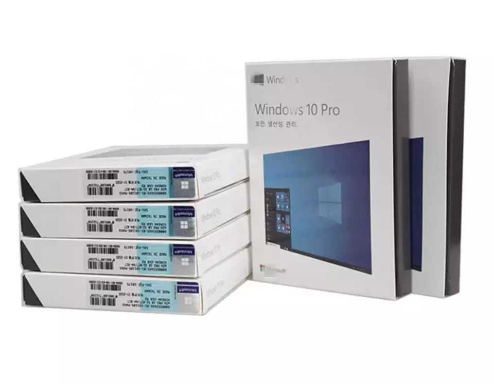 Многоязычный Win 10 professional FPP 64 bit USB Box, онлайн загрузка программного обеспечения для ключей Win10 Pro