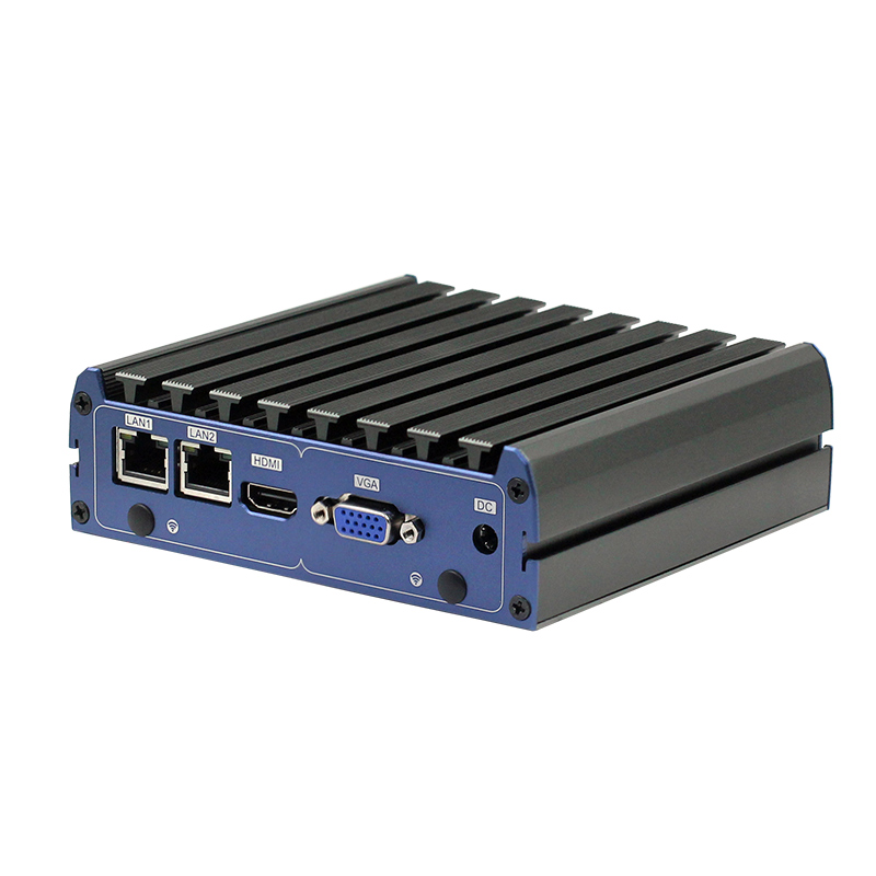 Промышленный J3455 N4200 Nano PC 2 * In-tel I211 lan порт 4 * USB порт широкий Volatage источник питания