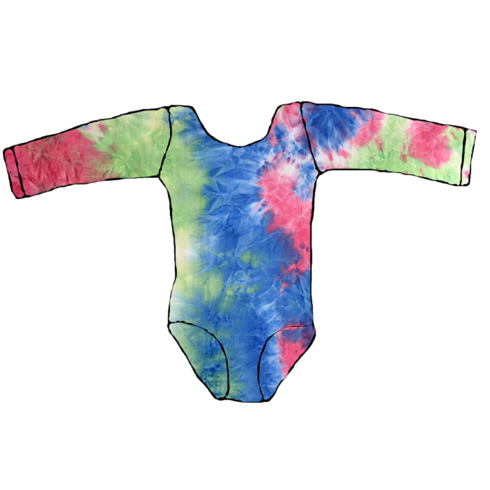 Newborn Infant Cute Cotton Long Sleeve Unisex Baby Boy Girls tie dye Kids Baby Girl Leotards
