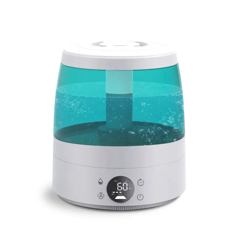 h2o humidifier air home with silver ion 2022 new transparent water tank small humidifier