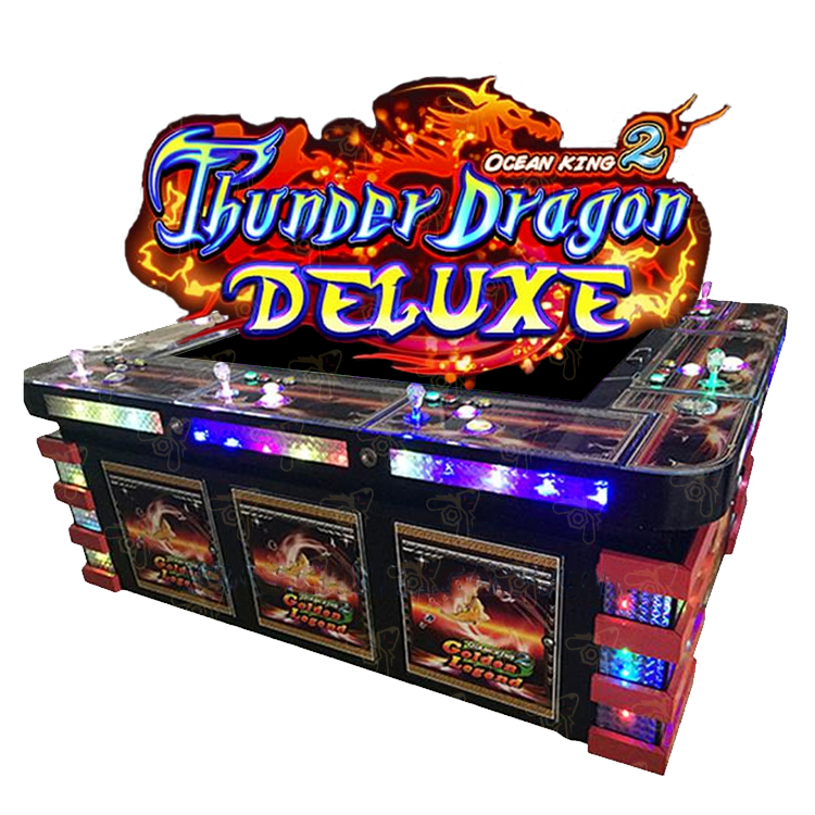 Оптовая продажа, популярный игровой прибор для ловли рыбы на столе, игровой прибор Thunder Dragon Deluxe