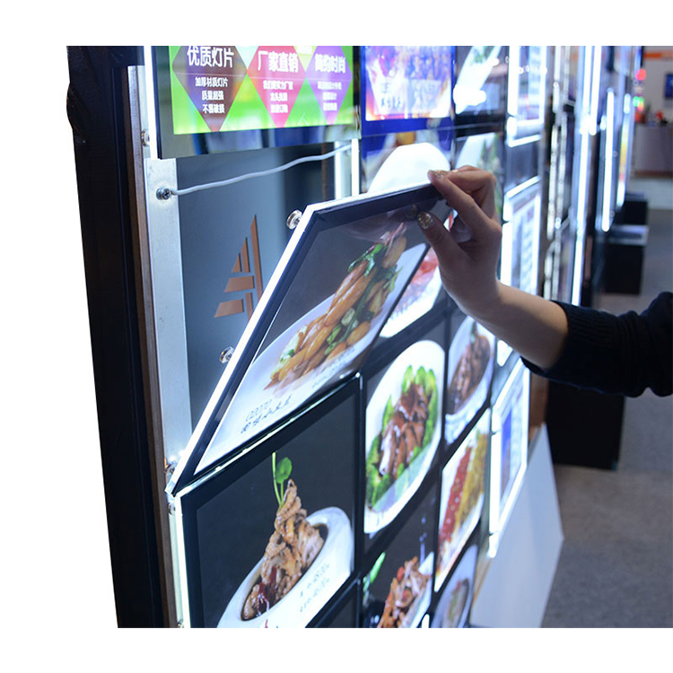 Technology Production Menu Signs Wholesale Acrylic Panel Professional Light Box