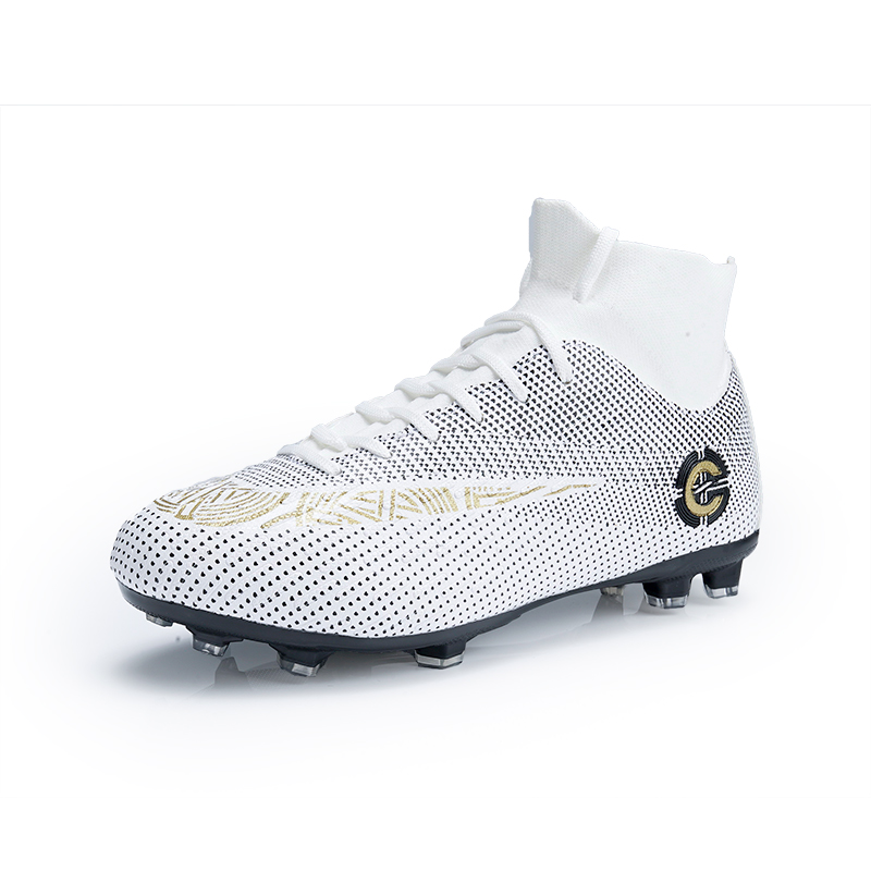 Best selling durable using popular product explosive high - top spike soccer shoes