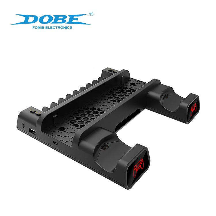 DOBE Прямая поставка с фабрики Новый Multifuncion охлаждающая подставка и зарядная док станция индикатором для PS4/PS slim/Pro