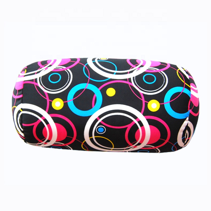 soft Hotel japanese nurse tube microbeads Filling back seat printed tube microbeads pillow/ sofa cushion