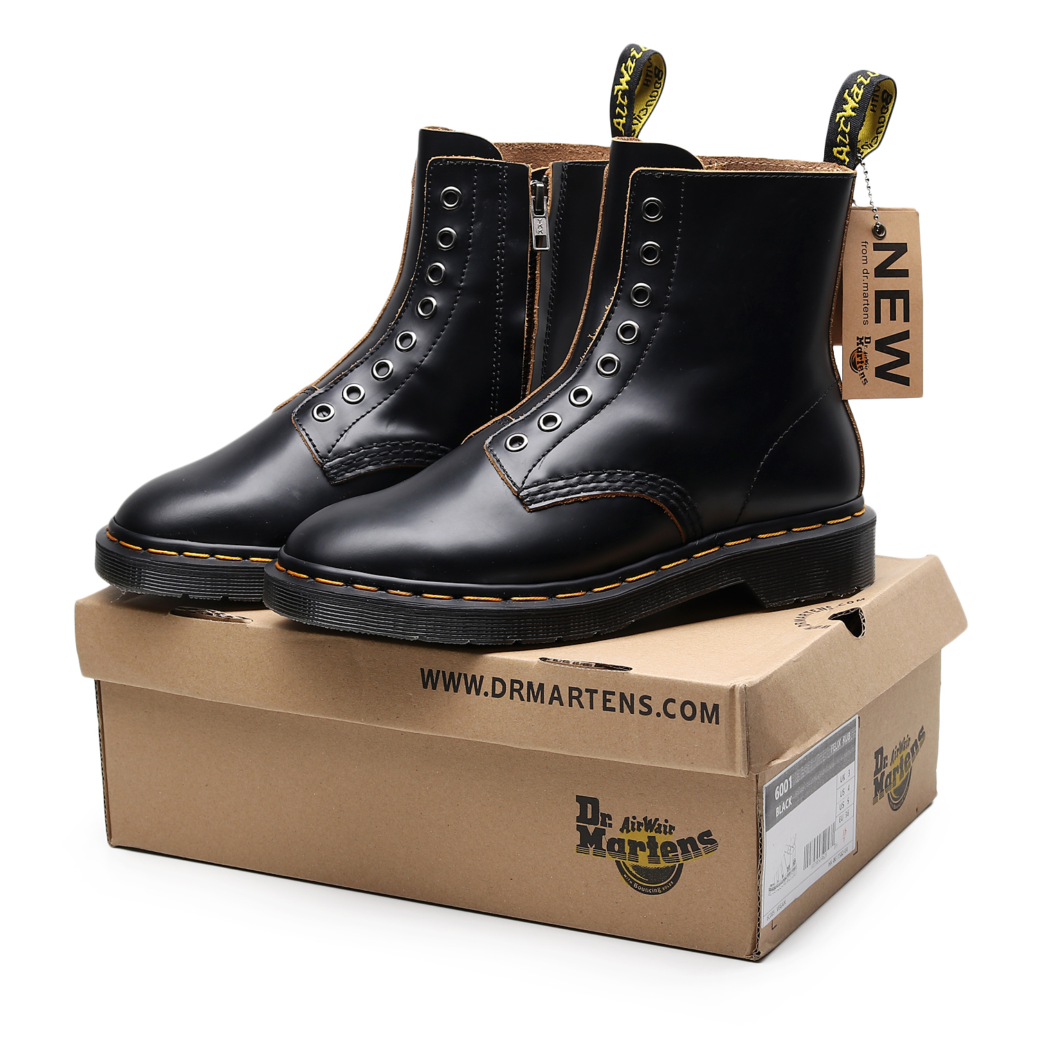 Women's large size non-slip wear-resistant boots, soft leather military boots, high-top combat boots