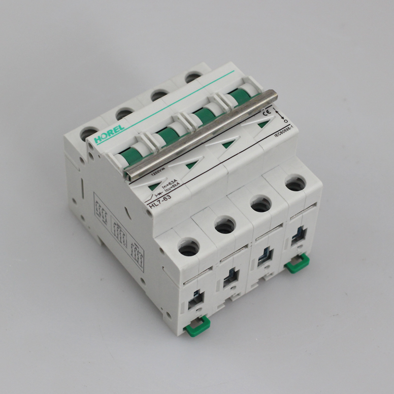 Система питания от солнечной энергии pв автомат защити цепи DC1000V DC500V DC800V постоянного тока переменного тока выключатель цепи 2 pole 4-полюсный автоматический 6A для 63A