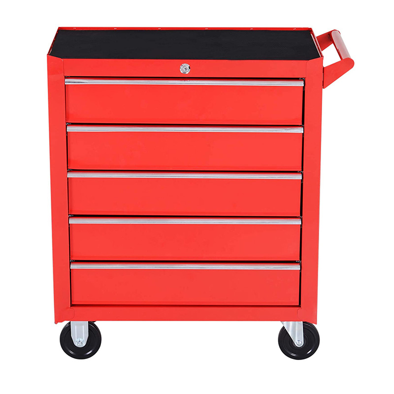 Cheap Fami Workshop Workbench 5 Drawer Garage Tool Storage Cart Trolley Tool Cabinet With Handle And Wheels