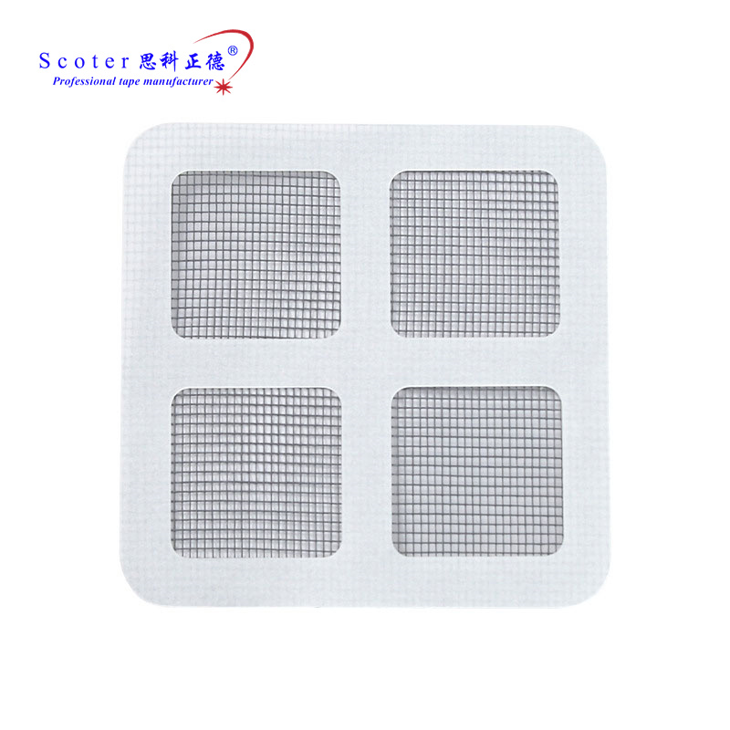 High Quality Window Screen Repair Tape Single Sided Hot Melt Adhesive Mesh Window Screen Tape