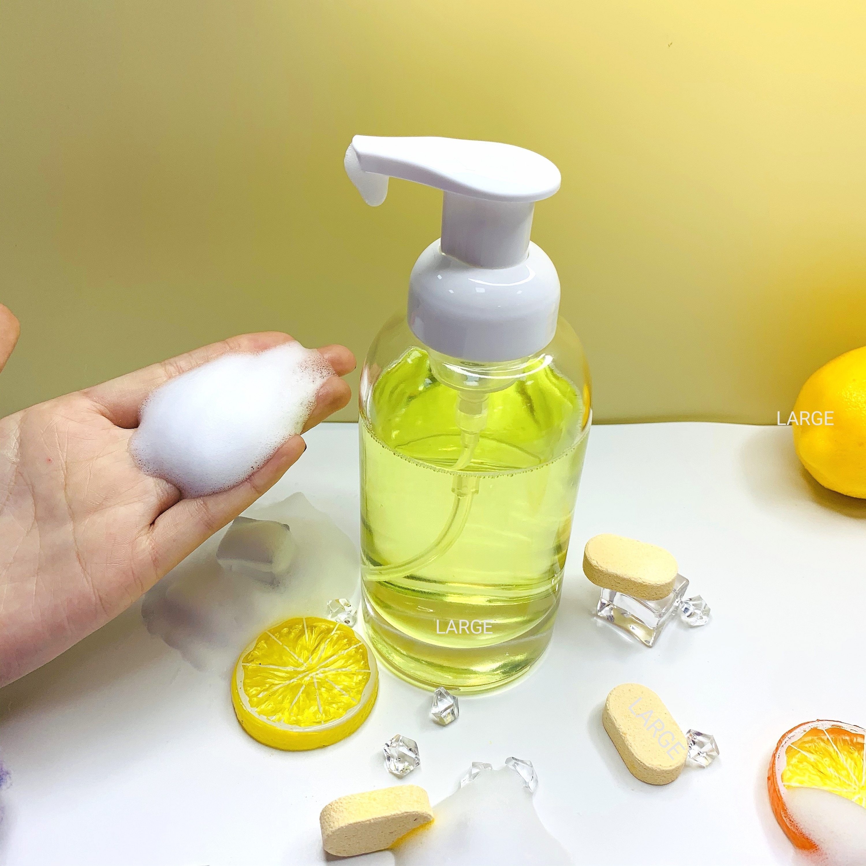 Bulk Plant Based Liquid Hand Wash Soap Tablet Private Label Wholesale