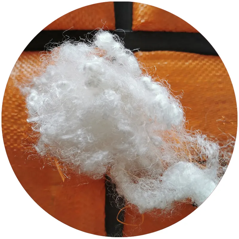 Factory Wholesale RPET Environmental Protection Recycled Fiber 1.4D White Polyester Staple Fiber Recycled