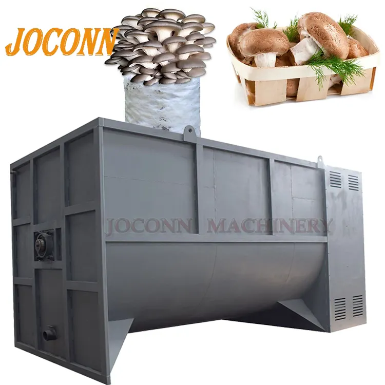 High efficiency edible fungus substrate blender mixer/Shii-take Oyster mushroom culture bagging machine mixing filling line