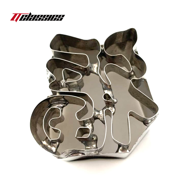 Customizable stainless steel blessing mold, fruit carving, embossing, printing, carrot lettering mold, Huabobo mold.