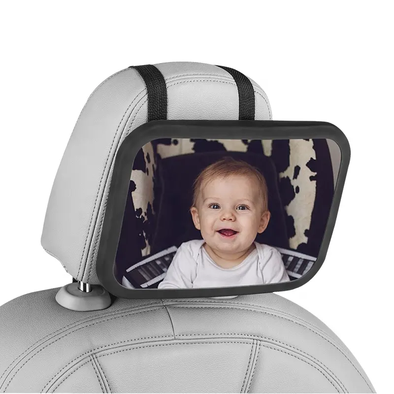 Amazon Hot Selling Baby Car Mirror  360 Rotating Baby Rear View Mirror Clear View Baby Car Safety Mirror