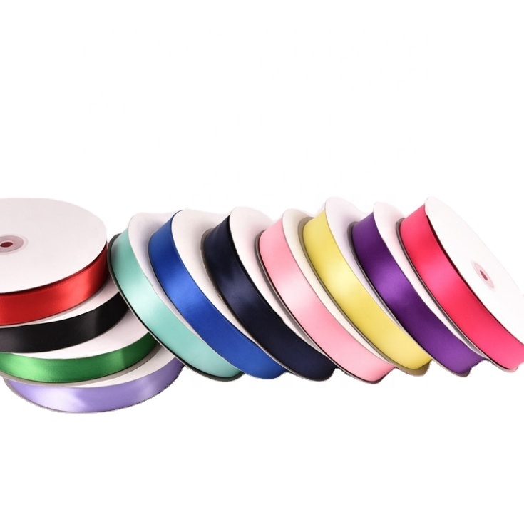 cheap custom logo China Factory Wholesale Printed Logo Gift Silk Polyester Personalised Custom Satin Ribbon