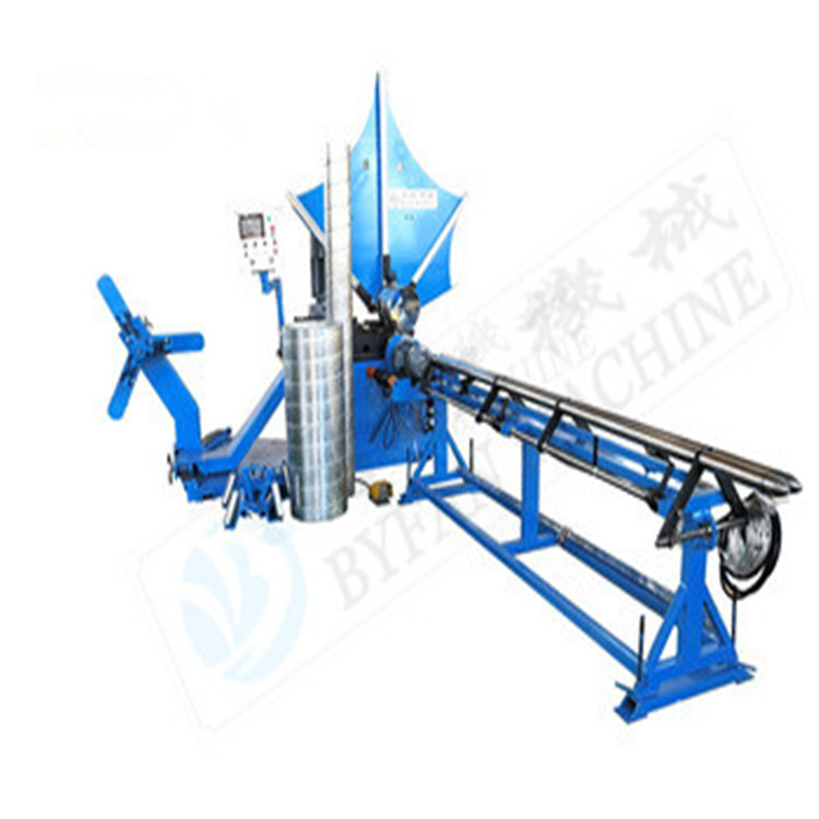 HVAC round auto sheet metal air pipe duct steel strip mold spiro forming equipment spiral making machine