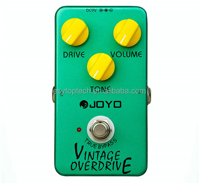 Joyo JF-01 винтажная педаль для гитарных эффектов Overdrive с настоящим байпасом