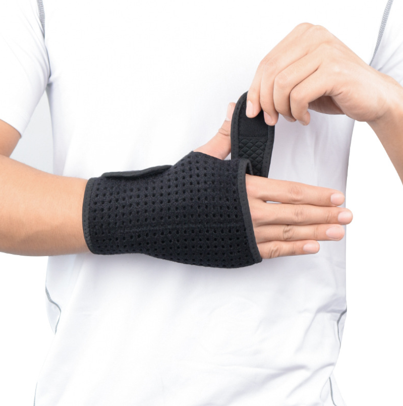 Men Women Removable Metal Wrist Splint Night Sleep Sports Injuries Pain Relief Wrist Support