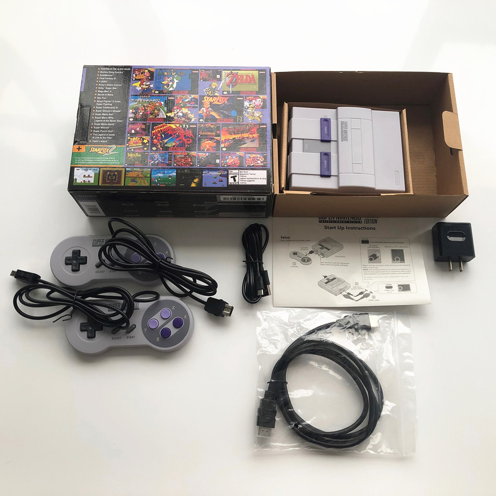 Новая мини-Консоль SNES Classic Edition с 21 оригинальными играми