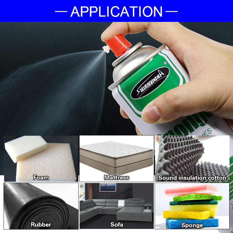 Sprayidea переработанные псф полиэфирные штапельные синтетические волокна акустическая панель Профессиональный спрей клей