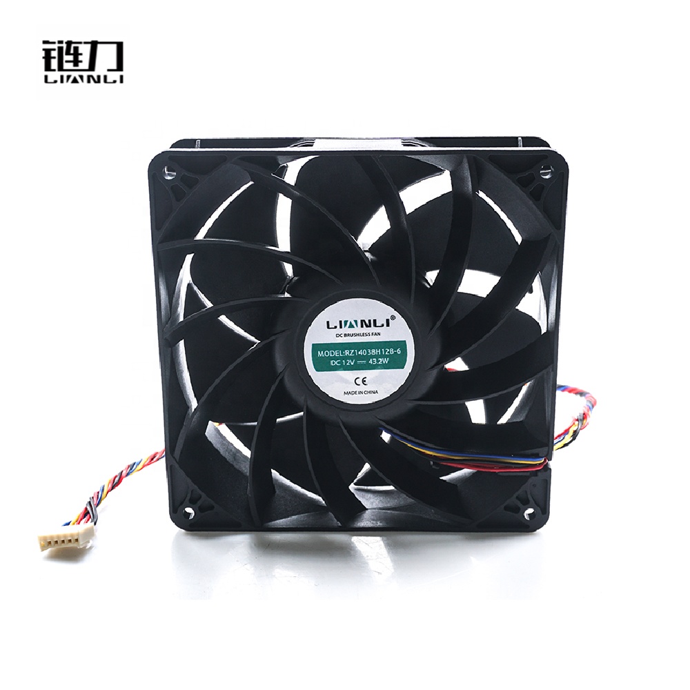 Lianli высококачественный 14038 охлаждающий вентилятор для Avalon 921 Whatsminer M20S M21S DC 12 В бесщеточный 140x140x38 мм