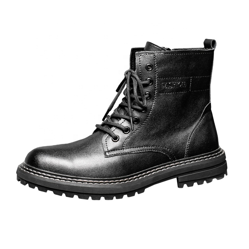 Hot selling custom big size 48 for men Martin boots fashion men's winter snow boots walking for mens high boots