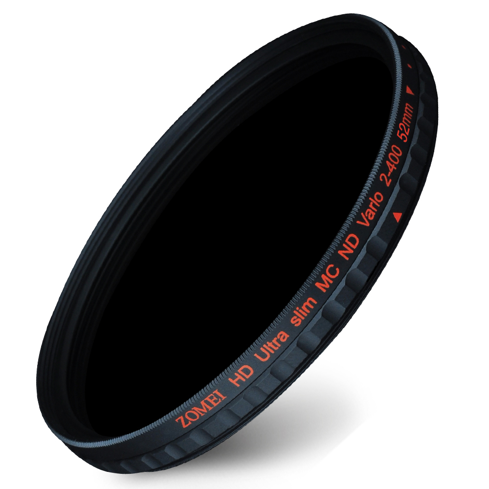 Adjustable ND filter ND2-ND400 filter Variable neutral density Adjustable lens filter Optical glass