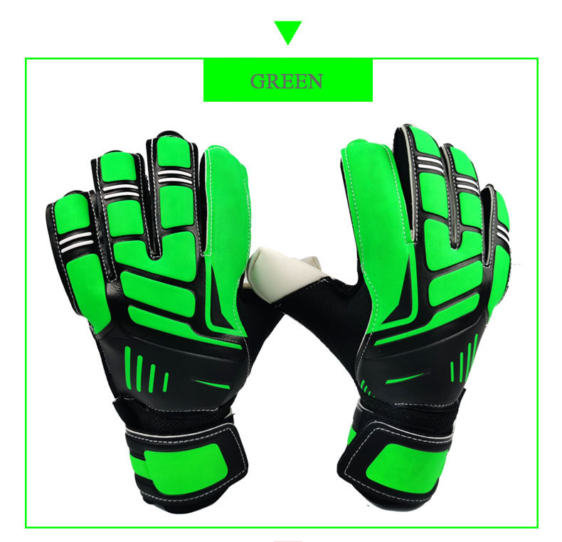Adult football goalkeeperglove thickened latex sports professional goalkeeper trainingglove customized