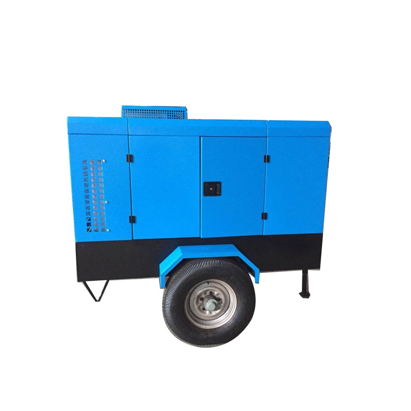 airbear diesel engine power 550cfm Portable Air Compressor for drill style