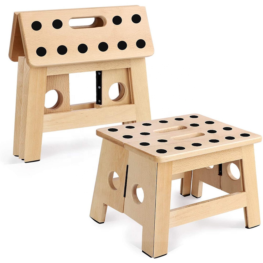 Outdoor Wholesale Lightweight Foldable Wooden Stool