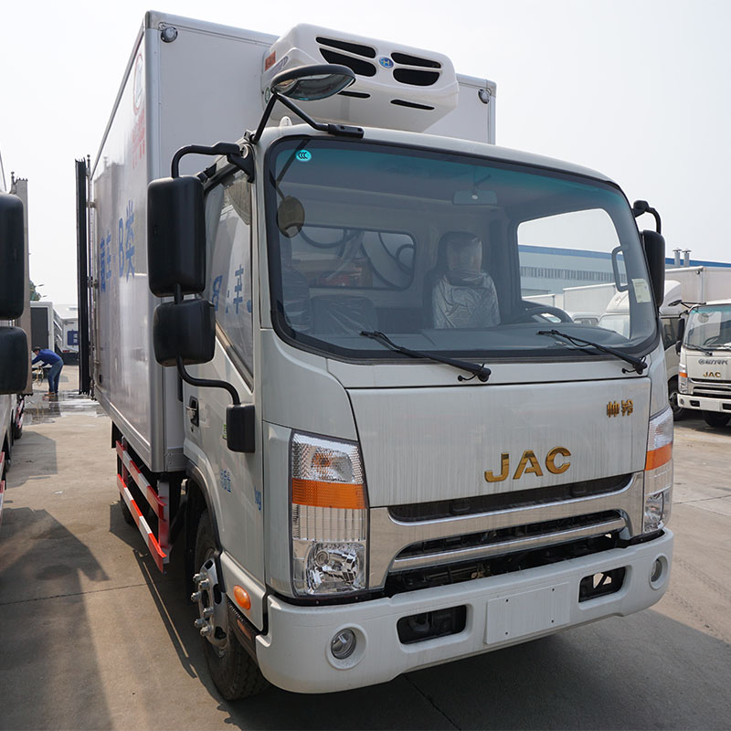 Холодильник для грузовика JAC 4x2 RHD, холодильная камера для грузовика, холодильная машина для перевозки мяса, фруктов, свежей рыбы, грузовик с холодным фургоном