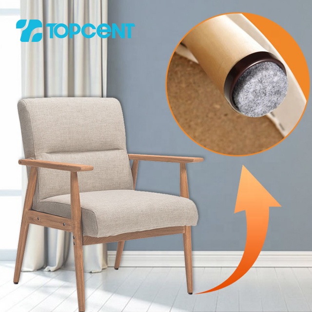 TOPCENT Furniture kitchen fitting accessories office table leg protectors felt pad glides for chairs