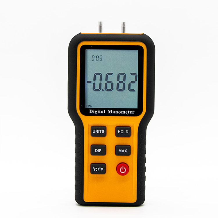Differential pressure gauge 52kpa Portable Air Differential Pressure Gauge Meter Digital Manometer Auto repair vacuum gauge