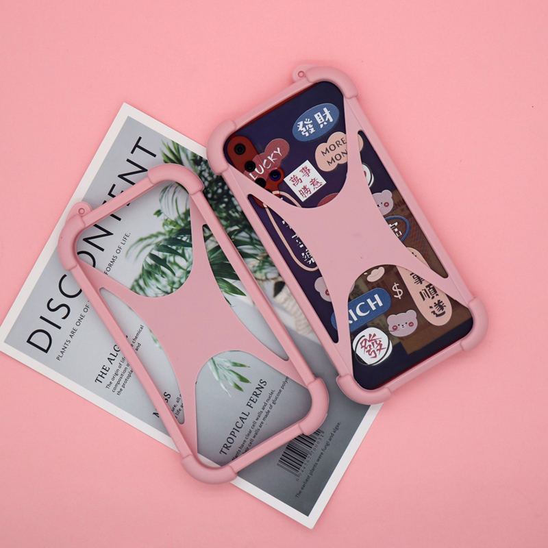in Stock Anti-Fall Universal Silicone Case Cover Folding Stand Cell Phone Holder Household Sundries Product