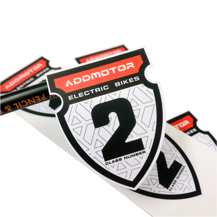 Kraft paper label bronzing transparent PVC holographic color stickers customized printed flyers upscale business cards