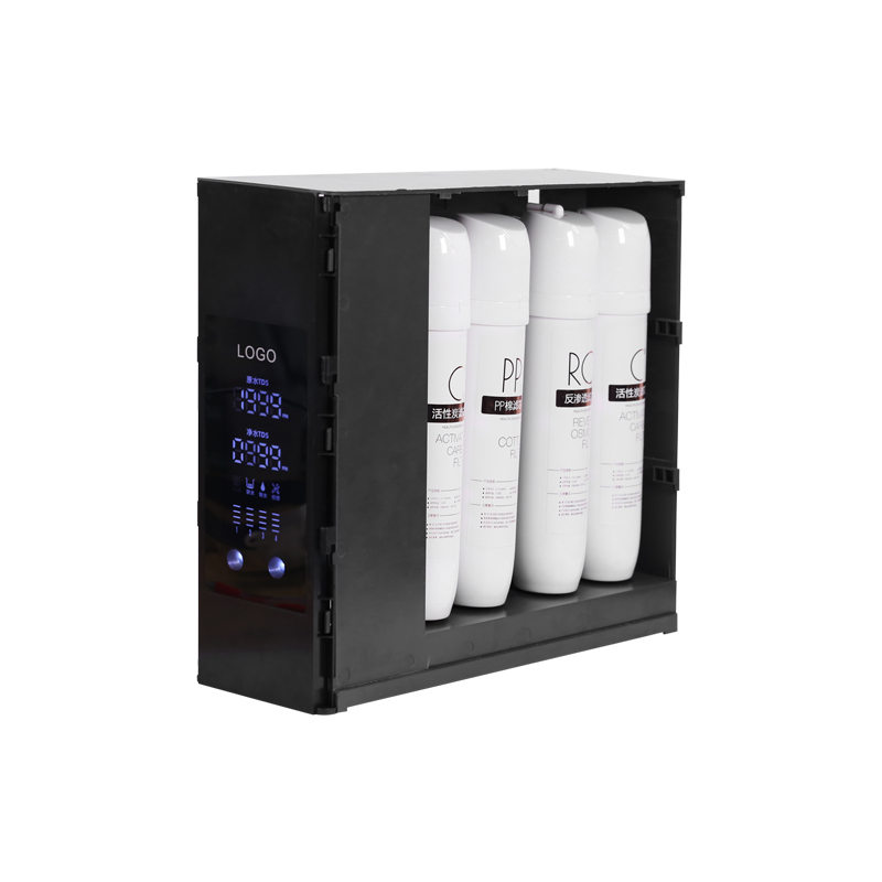 7 System Table Top 400Gpd Activated Carbon Hotel Aquafresh Water Purifier With Stand