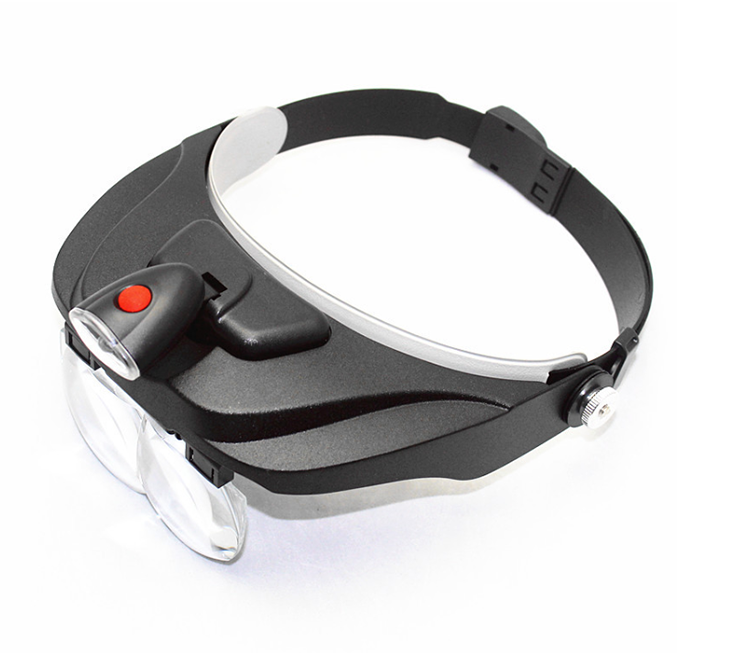 MG81001-F 1.5X 2X 2.5X 3X Head-mounted LED luminous magnifying glass