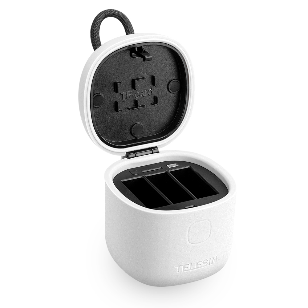 Горячая GoPro аксессуары 3-канальный блок питания с Allin коробка зарядное устройство для аккумулятора с двумя компьютерами полный декодировать батарея для GoPro Hero8/7 s