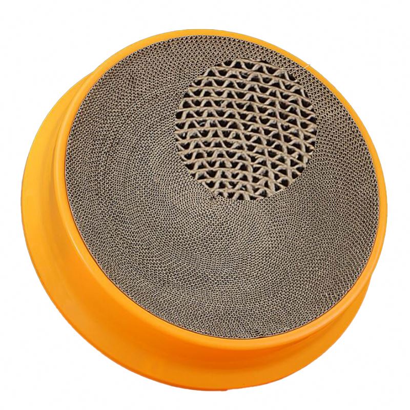 cardboard cat scratchers H0Qcq cat scratcher round cat scratcher round paper